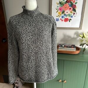 JCrew cotton knit roll neck sweater Small